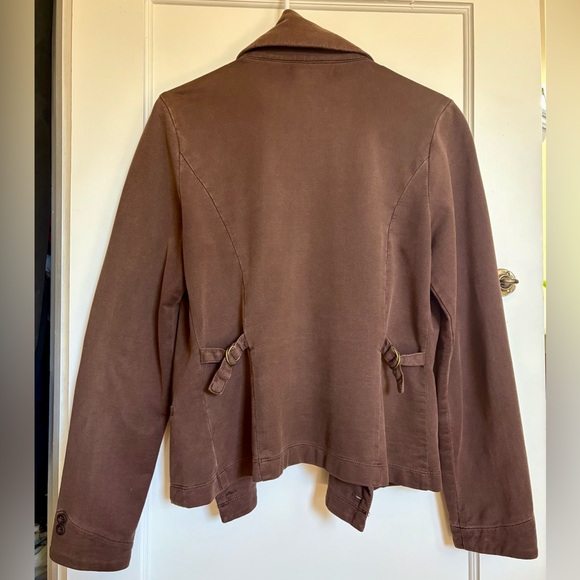 Cabi Brown Double-Breasted Women's Jacket - Picture 3 of 5